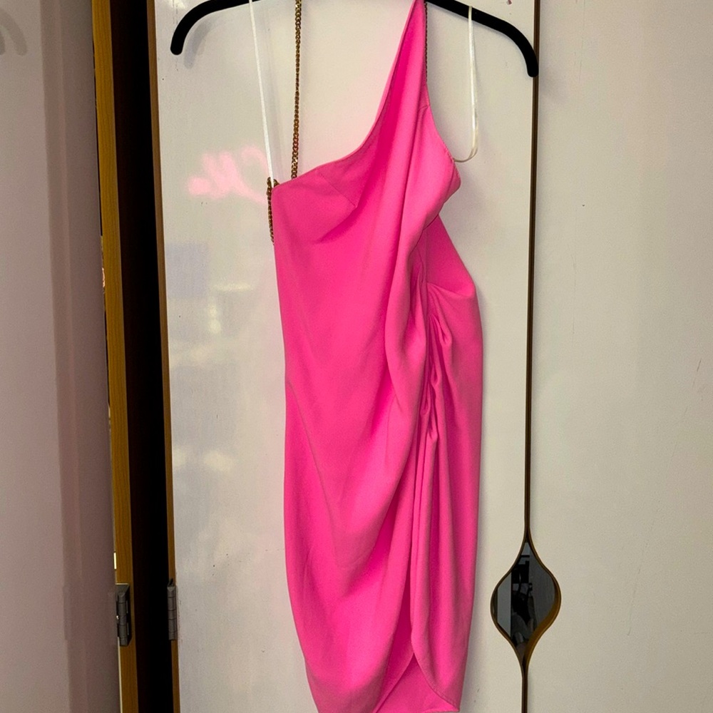 Amanda uprichard Evie dress in pink
